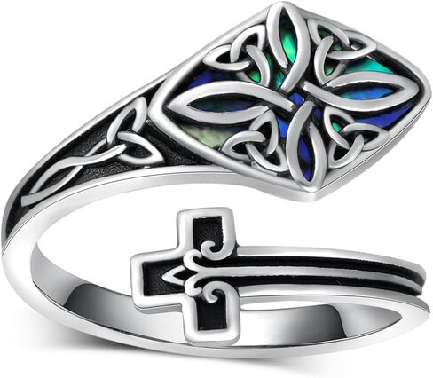 Butterfly Spoon Ring Sterling Silver Adjustable Thumb Ring Vintage Jewelry Gifts for Women Girls in Saudi Arabia