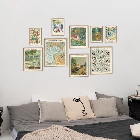 Blue Wall Art Poster Prints,Set of 9 Matisse Wall Decor for Dorm Bedroom,Trendy Aesthetic Pictures for Teens Boys Girls, Maximalism Posters Wall Decorations in Kuwait