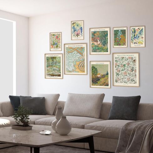 Blue Wall Art Poster Prints,Set of 9 Matisse Wall Decor for Dorm Bedroom,Trendy Aesthetic Pictures for Teens Boys Girls, Maximalism Posters Wall Decorations in Kuwait