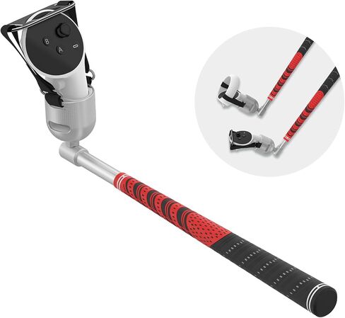 Vr Golf Club Accessory for Meta Quest 2/3 Right Controller, Tilt up & Signal unobstructed Quest 3 Vr Golf Club Handle Attachment in Saudi Arabia