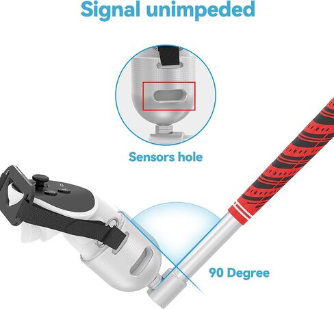 Vr Golf Club Accessory for Meta Quest 2/3 Right Controller, Tilt up & Signal unobstructed Quest 3 Vr Golf Club Handle Attachment in Saudi Arabia