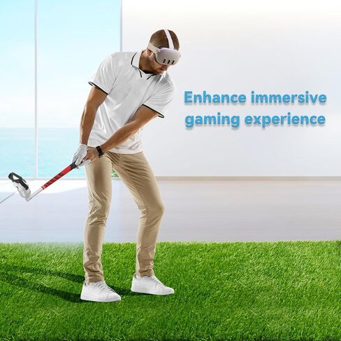 Vr Golf Club Accessory for Meta Quest 2/3 Right Controller, Tilt up & Signal unobstructed Quest 3 Vr Golf Club Handle Attachment in Saudi Arabia