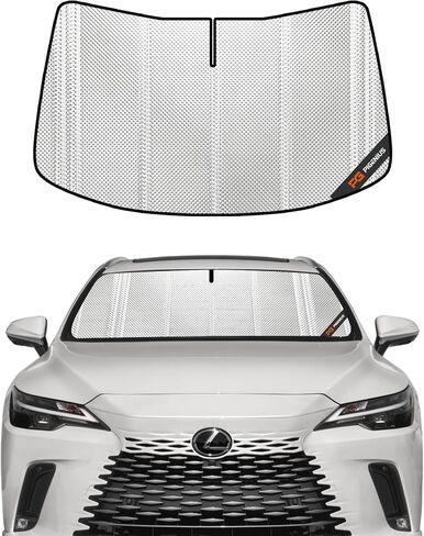 Windshield Sun Shade for 2023-2024 RX350/RX350h/RX500h Front Window Sunshade. Reflective Rigid Material in Kuwait