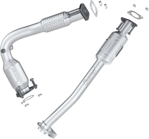 Rear Catalytic CIRconvert Compatible with Chevy Cruze 2011-2016 1.4L l4, 2016 Chevy Limited 1.4L l4 High Flow Catalytic Convertor (EPA Compliant) in Kuwait