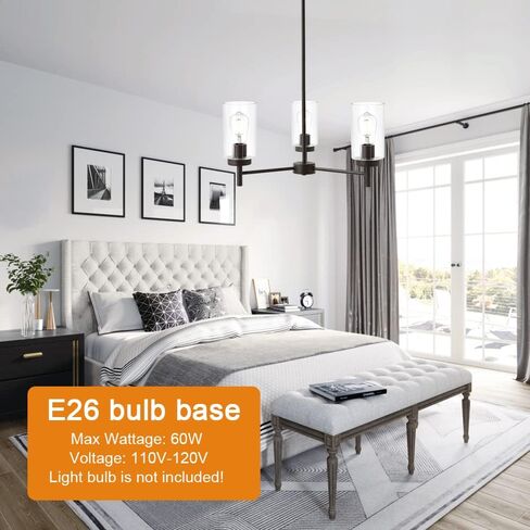 VINLUZ المعاصرة 5 الثريات الكبيرة الخفيفة الحديثة الزجاج الشفاف ظلال قلادة الإضاءة نحى النيكل المصقول غرفة الطعام تركيبات الإضاءة شنقا سلك قابل للتعديل أضواء السقف شبه دافق in Kuwait