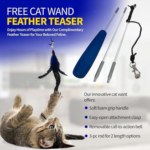 Pet Fit For Life Extra Large Collapsible Portable Cat Car Carrier Cage and Condo for Travel or Home with Litter Box and Bonus Cat Feather Toy and Water/Food Bowl - 32" x 19" x 19" in Saudi Arabia