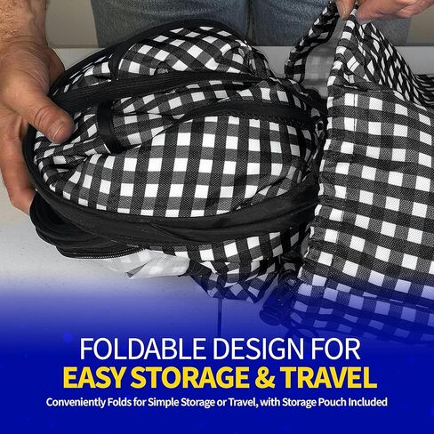 Pet Fit For Life Extra Large Collapsible Portable Cat Car Carrier Cage and Condo for Travel or Home with Litter Box and Bonus Cat Feather Toy and Water/Food Bowl - 32" x 19" x 19" in Saudi Arabia