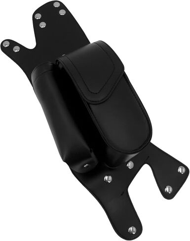 Motorcycle Saddlbag Guard Bag with Water Bottle Holder PU Leather Universal Fit For Harley Touring Electra Street Road Tri Glide Road King Ultra Class Ultra Limited 1993-2023 Left & Right in Kuwait