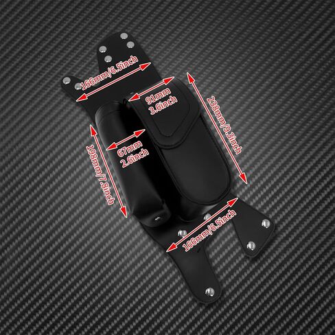 Motorcycle Saddlbag Guard Bag with Water Bottle Holder PU Leather Universal Fit For Harley Touring Electra Street Road Tri Glide Road King Ultra Class Ultra Limited 1993-2023 Left & Right in Kuwait