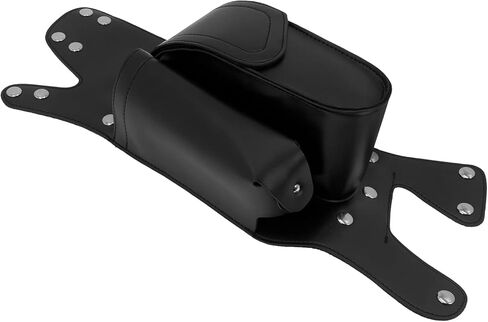 Motorcycle Saddlbag Guard Bag with Water Bottle Holder PU Leather Universal Fit For Harley Touring Electra Street Road Tri Glide Road King Ultra Class Ultra Limited 1993-2023 Left & Right in Kuwait