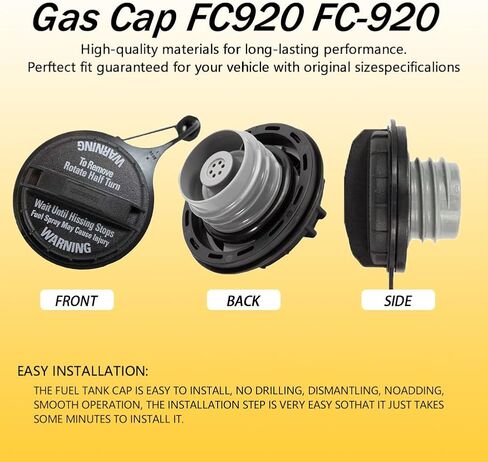 Gas Cap OEM#77310-48020,Fuel Cap Replacement Compatible with Toyota 1998-2001 4Runner,1995-2004 Avalon,1989-2001 Camry,1998-2002 Tacoma,1998-2002 Sienna,1998-2000 RAV4,2000-2002 Tundra in Kuwait