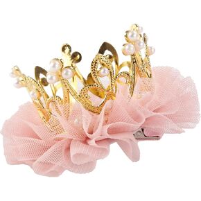 Nishine Princess Toddler Girls Crown Tiaras Baby Elastic Birthday Party Crown Headband Photo Props Gift in Kuwait