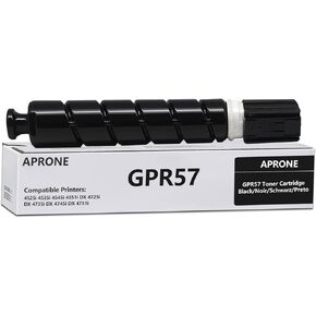 خرطوشة حبر سوداء GPR57 GPR-57 معاد تصنيعها 0473C003 بديلة لـ Canon imageRunner Advance 4525i 4535i 4545i (أسود، 42100 صفحة)
