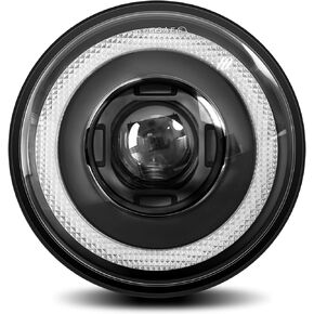 4 قطع 5 3/4 بوصة مصباح أمامي LED 5.75 مصباح أمامي مستدير مضاد للوهج مع جهاز عرض إشارة الانعطاف DRL مصابيح أمامية متوافقة مع تشيفي إلخ استبدال 4000 4040 5506 H5006 H651 H466