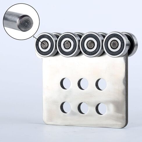 بكرات تجميع عربة ذات عجلتين. مجموعة عربة المحمل. يحتوي الجزء العلوي من العربة على مساحة لوضع البراغي، مما يسمح باستخدام قناة تبختر عالية 1-5/8 بوصة لتوفير تكاليف البناء. in Kuwait