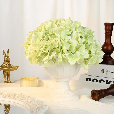 SIITUMEIZI Hydrangea Pink Artificial Flower Fake Pink Flowers 21 Inch Latex Fake Hydrangeas 3Pc in Kuwait
