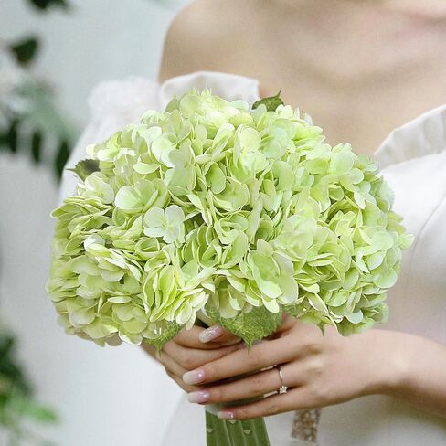 SIITUMEIZI Hydrangea Pink Artificial Flower Fake Pink Flowers 21 Inch Latex Fake Hydrangeas 3Pc in Kuwait