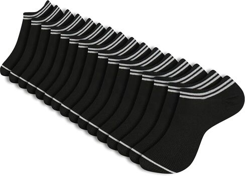 HOT FEET 6,12,18 Pack - No Show Socks for Women, Thin Low Cut Ankle Socks for Teens and Girls, Athletic Socks - Size 4-10 in Saudi Arabia