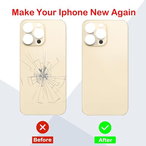 OEM Rear Back Glass Replacement for iPhone 14 Pro Max 6.7 Inches with Professional Repair Tool Kit (Deep Purple) in Kuwait