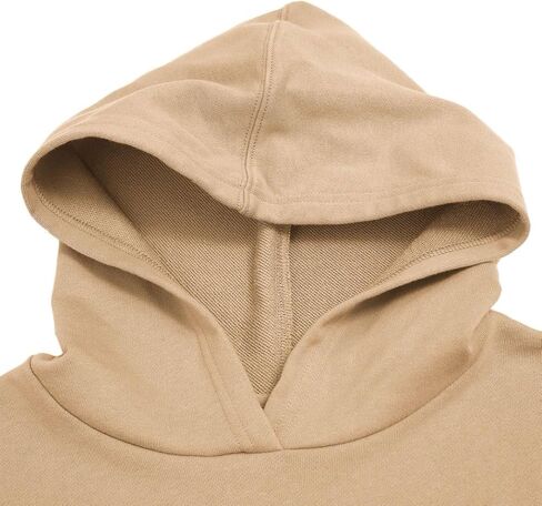 Amazhiyu Women’s Cropped Hoodie with Hood Casual Long Sleeve Crop Top Sweatshirt in Kuwait