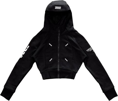 سترة بغطاء رأس نسائية من نسيج الكون Techwear Fashion in Kuwait