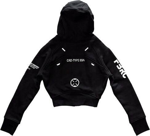 سترة بغطاء رأس نسائية من نسيج الكون Techwear Fashion in Kuwait