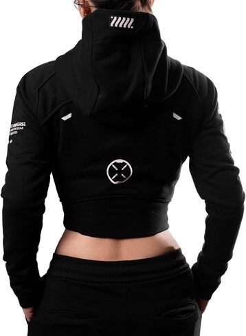 سترة بغطاء رأس نسائية من نسيج الكون Techwear Fashion in Kuwait