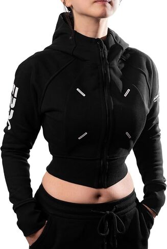 سترة بغطاء رأس نسائية من نسيج الكون Techwear Fashion in Kuwait