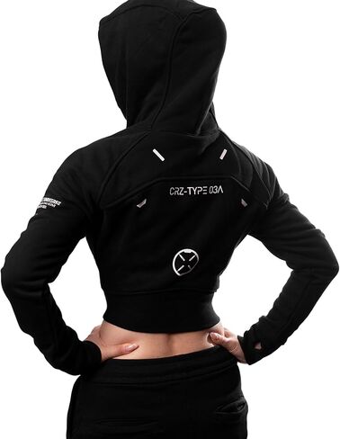 سترة بغطاء رأس نسائية من نسيج الكون Techwear Fashion in Kuwait