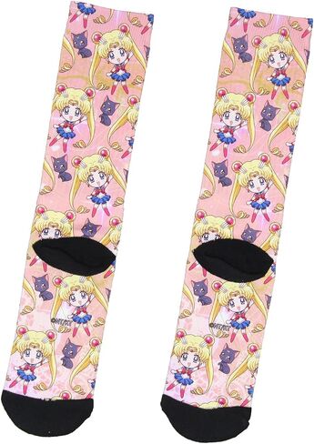 Bioworld Sailor Moon Crystal Luna & Artemis Men's Crew Socks in Saudi Arabia