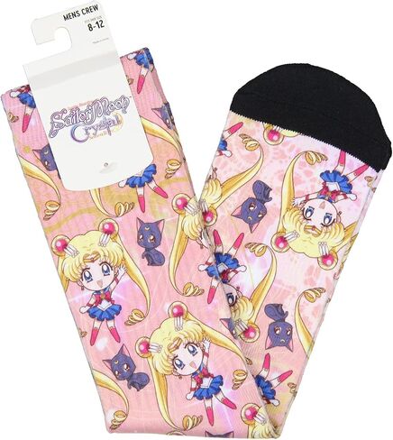 Bioworld Sailor Moon Crystal Luna & Artemis Men's Crew Socks in Saudi Arabia