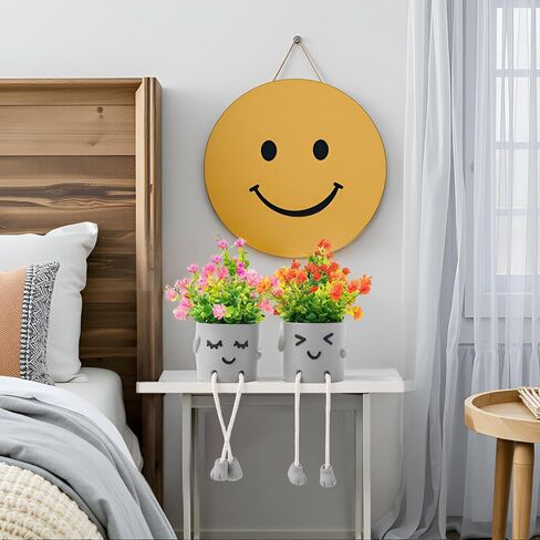 3 Packs Cute Fake Plants, Kawaii Artificial Potted Plants for Table Desk Home Bedroom Bathroom Office Shelf Office Wall Room Farmhouse Decor Artificial Plants B in Saudi Arabia