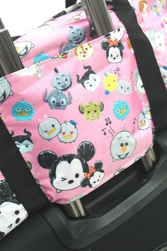 White Dog Foldable Easy-to-carry Travel Bag for airplanes with adjustable strap - Random Color in Kuwait