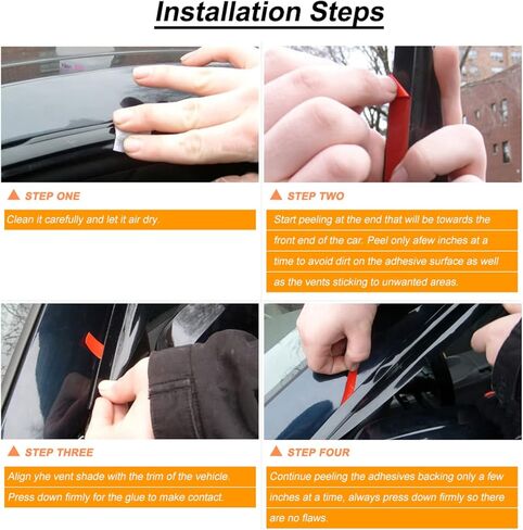 4pc Sun Rain Guards Window Visor Wind Deflector Compatible with Chevy Malibu 2013-2015 Smoke,No Maxx Hatchback Model 94362 in Kuwait