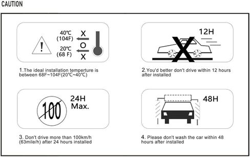 4pc Sun Rain Guards Window Visor Wind Deflector Compatible with Chevy Malibu 2013-2015 Smoke,No Maxx Hatchback Model 94362 in Kuwait