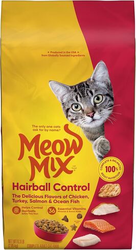 Meow Mix Hairball Control Dry Cat Food, 6.3 Pound Bag in Kuwait