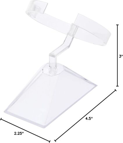 Plymor Clear Plastic Vertical or Horizontal Watch Display Stand in Saudi Arabia