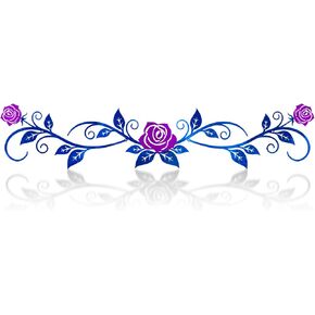 Black Metal Wall Decor Large Metal Rose Wall Art Wrought Iron Scroll Vine Art for Living Room Bedroom Decorations Above The Bed & The Door in Kuwait