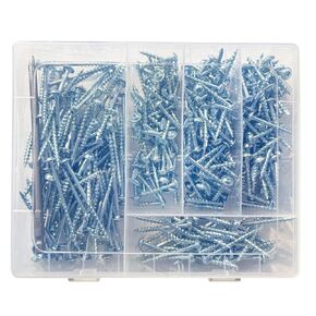 طقم براغي ثقب الجيب من TOPMALLEX 700 قطعة في 5 مقاسات #8 × 1 بوصة، 1-1/4 بوصة، 1-1/2 بوصة، 2 بوصة، 2-1/2 بوصة، براغي جيب مطلية باللون الأزرق، براغي خشبية خشنة مع مربع محرك الأقراص، التنصت الذاتي، وشملت بت محرك الأقراص
