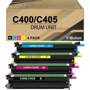 YiBoton 108R01121 وحدة الطبل C400 C405 المعاد تصنيعها المتوافقة مع وحدة التصوير C400 C405 لاستبدال Xerox Versalink C400 C405 Phaser 6600 6605 Workcentre 6655 Drum Cartridge (4 عبوات)
