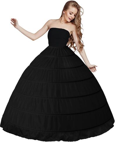 SHEJIZE Women’s Petticoat Skirt Crinoline for Women Hoop Skirt Petticoat Underskirt Half Slips (Plus Size Petticoat) in Kuwait