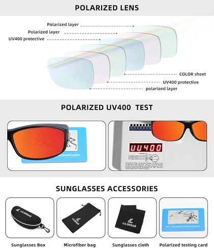 Unisex Fit Over Wrap Sunglasses Polarized Lens Wear Over Eyeglasses UV400 Protection Shades for Men and Women Outdoor Activities Driving, Fishing - Shiny Black/Purple REVO (Pack in Case) in Saudi Arabia