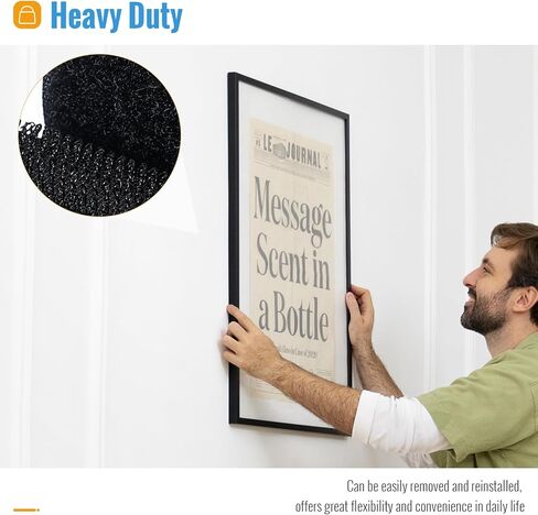 شرائط لاصقة وحلقة من Matenf مع لاصق، 2 بوصة × 10 أقدام، قبضة ممتازة، ظهر لاصق قوي، شديد التحمل، شريط تثبيت، شريط مزدوج الجانب للتثبيت والتعليق، الاستخدام المنزلي والمدرسة والمكتب in Kuwait