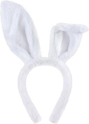TopTie Easter Bunny Ears Headband for Adults & Kids, Halloween Plush Rabbit Hair Hoop, Party Favors Cosplay Costume in Saudi Arabia
