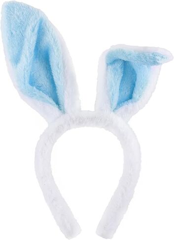 TopTie Easter Bunny Ears Headband for Adults & Kids, Halloween Plush Rabbit Hair Hoop, Party Favors Cosplay Costume in Saudi Arabia