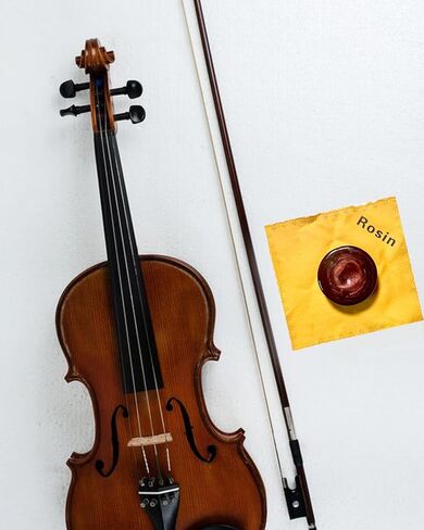 Litave Natural Rosin for Violin, Viola and Cello - High Quality, Low Dust, Easy to Use, Great String Accessory (Copper) in Kuwait