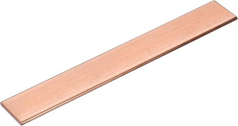uxcell Copper Flat Bar, 0.12" Thickness x 0.79" Width x 7.87" Length Copper Bus Bar Stock Plate Mill for Electrical (3mm x 20mm x 200mm) in Saudi Arabia