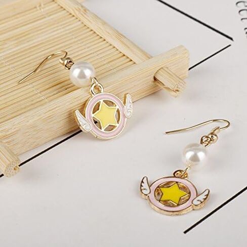 Cardcaptor Sakura Charm Earrings - Wings in Kuwait