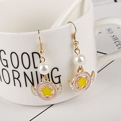 Cardcaptor Sakura Charm Earrings - Wings in Kuwait