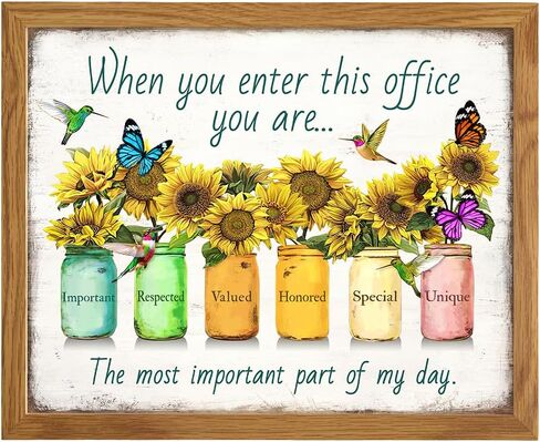 Inspirational Office Wall Art & Decor - Motivational Posters - Positive Quotes Wall Decor - Home Office Decor - Teamwork Wall Art - Inspirational Gifts - Entrepreneur Gifts -8x10 Unframed Picture Sign in Kuwait